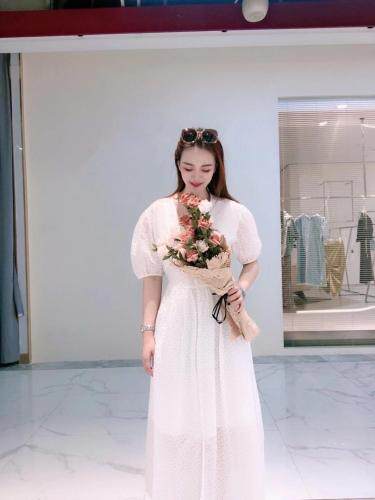 7061:新款面料，连衣裙,女装连衣裙,朗色千秋