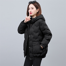 2023冬季新款时尚女装连帽羽绒服保暖轻薄显瘦外套，女装羽绒服，依恋蒂丝