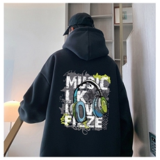 CM152连帽卫衣重磅纯棉大码外套，女装短外套，星座304A-1