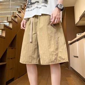 夏季工装短裤男ins潮牌休闲百搭潮流痞帅五分裤D02519-P40图片