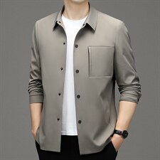 CD8861钱塘2020-2春旗薄款商务休闲简约百搭中年男士夹克P180，男装夹克，钱塘207-2