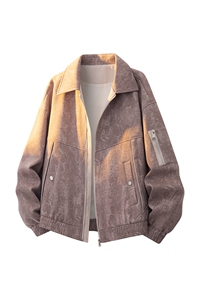 美式重磅高品质夹克假两件开衫外套SY8821特P78控158 大码4-8XL+5图片