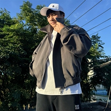Y002男女垫肩宽松高质量夹克外套行政夹克衫美式飞行cleanfit开衫，男装夹克，星座115A-3