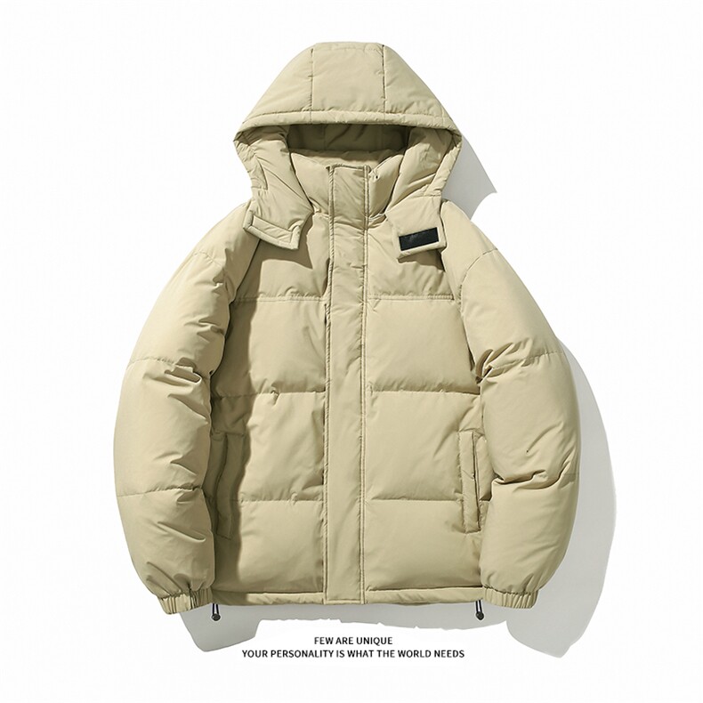 胖胖哥户外冬季加厚防风保暖中性羽绒服男女同款款宽松连帽外套,男装羽绒服,电商A102