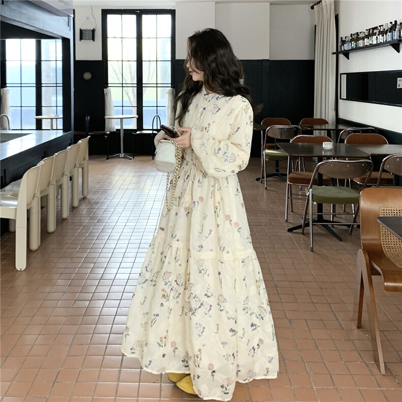 新品大货时尚蕾丝印花连衣裙2603-P175-K289,女装连衣裙,2C261