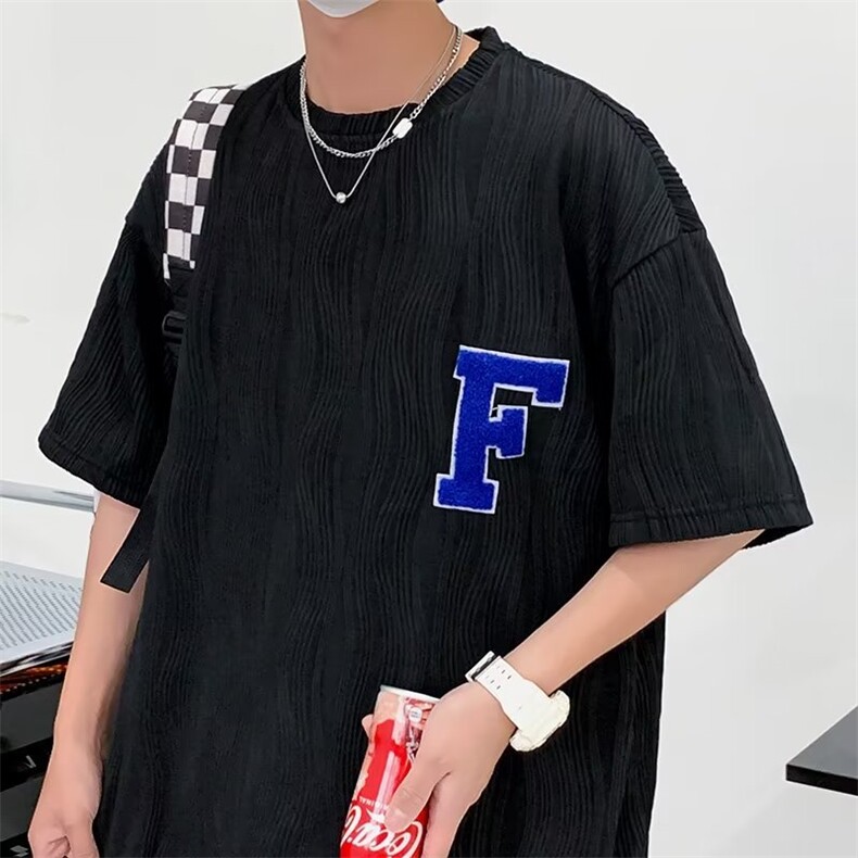 男城市风貌潮流T恤青春流行夏季时尚C7829P30,男装T恤,星座1116-2