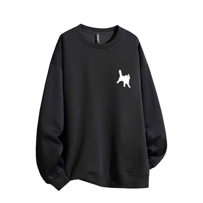得物供货、复合重磅420克现货圆领卫衣宽松HD019-1-HMY354-P35,男装卫衣,电商019-1