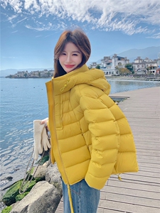 【现货】2025年冬季90白鸭绒短款连帽羽绒服2588款P295K398图片