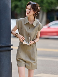 【现货】2026年夏季直筒短款连体裤女装图片