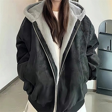 现货高品质美式高街冬季重磅座山雕大毛毛领pu皮棉衣男女加厚外套，男装皮衣，电商A486
