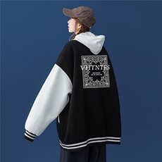 2022春季新品炸街宽松夹克情侣棒球服连帽外套G95P65控88，男装夹克，A247A