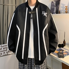 秋冬款高街机车皮衣pu绗棉皮质美式飞行皮夹克PJK231-P110控158，男装夹克，电商B370