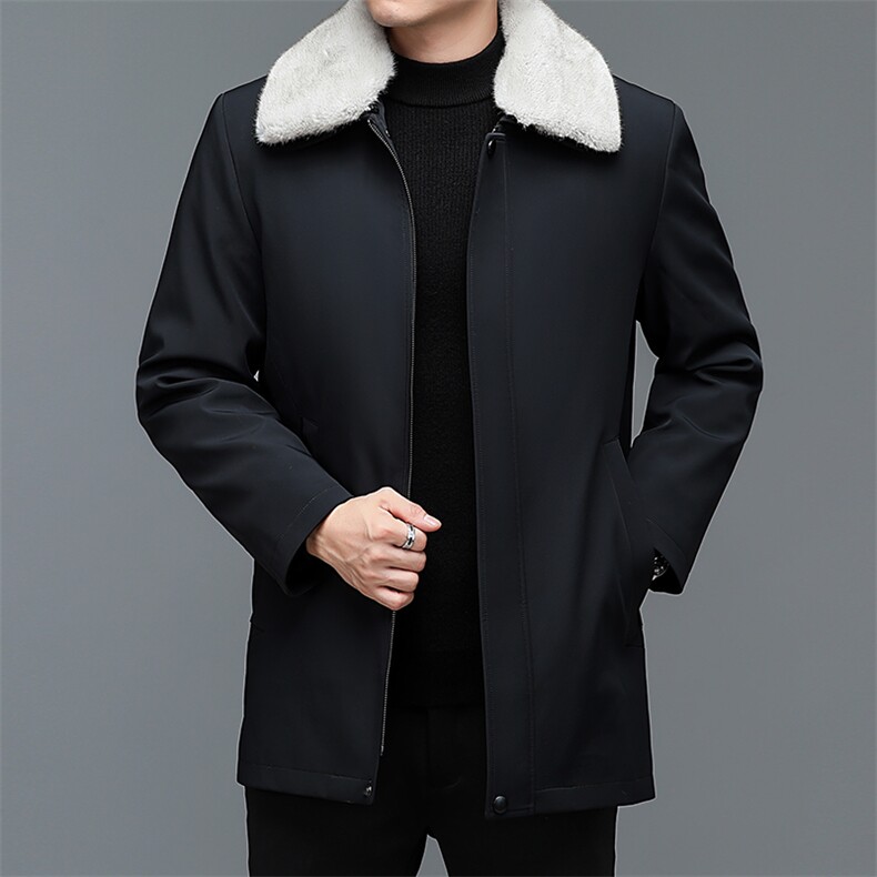 GBN61088冬季新款男士金貂绒外套短款翻领夹克仿貂绒男装P400,男装皮衣,电商B360