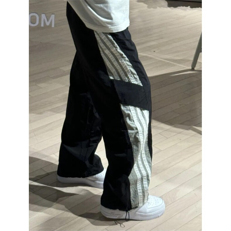 【网图有货】三条杠速干裤子男夏季美式条纹运动裤KZ346WW-特P48，女装休闲裤，星座1007（原301D）