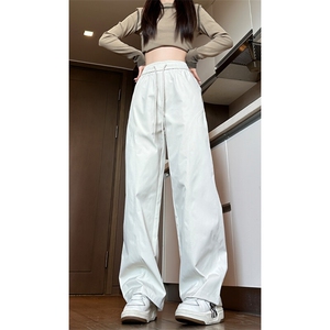 2025 春季新款 女模大码美式斜切直筒裤M-5X HK24800-特P22图片