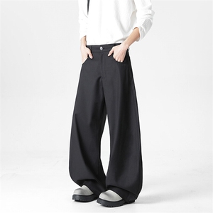 春款显瘦百搭美式弯刀西裤03 XZ211-1-K2506-P60图片