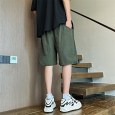 夏季高密尼龙运动沙滩短裤前后斜插大口袋休闲短裤男K1007P35，男装牛仔裤，电商C323