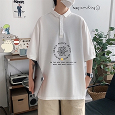 PL57163-P35翻领短袖polo衫男大码胖子半袖t恤男有领保罗衫模特，男装Polo衫，电商A040