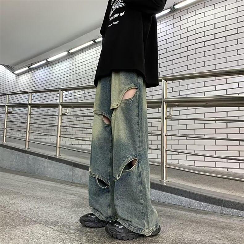 美式牛仔裤男款秋季长裤潮G3109P50,男装牛仔裤,星座1116-2