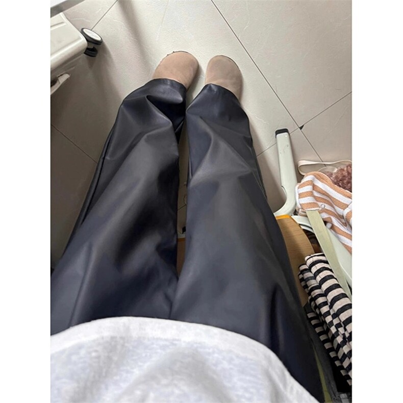 女风凯美拉PU皮裤阔腿休闲裤ZK0276-P48,男装休闲裤,星座313A(原308A-2)