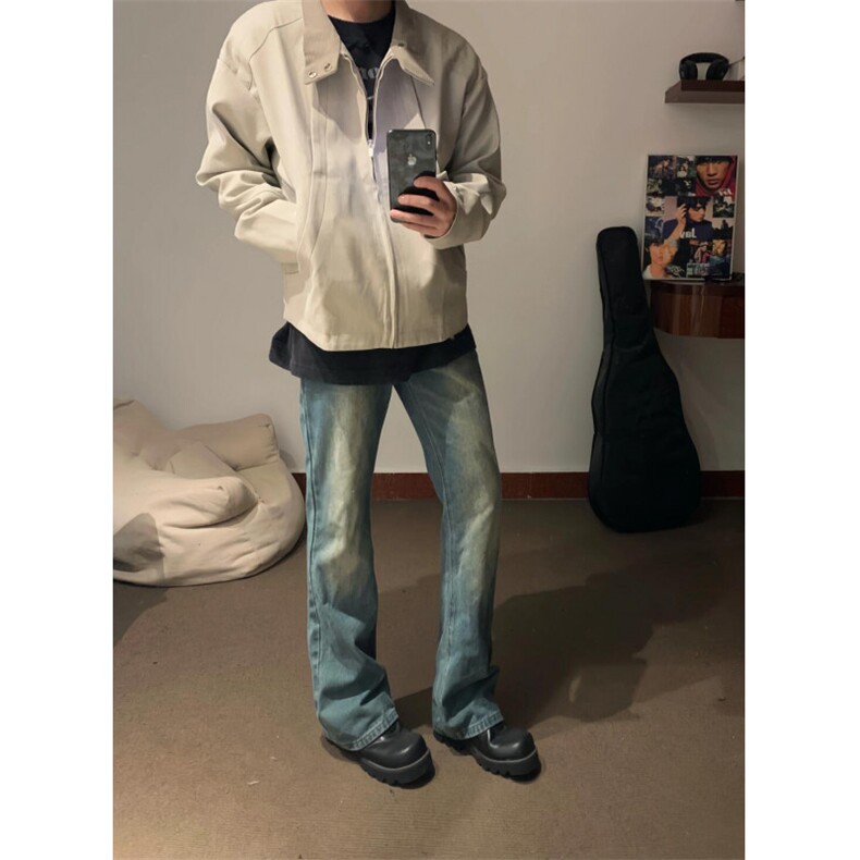 【有货】cleanfit高级感玉米格外套底特律工装夹克8252LL-特P65,男装夹克,星座1007（原301D）