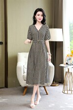 现货～新款连衣裙～气质款L到4XL，女装连衣裙，欧雅思丹尔