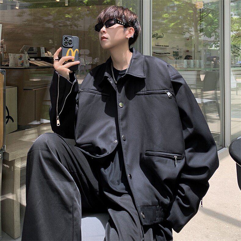 Wt858-P76美式复古街头高质量短款夹克,男装夹克,星座1501-1
