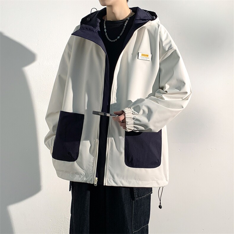 2024春季新款现货户外双面穿立领夹克男冲锋衣外套JK902-P80,男装夹克,星座1204-3