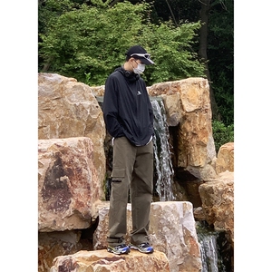 B221 美式ins街头hiphop宽松休闲多口袋工装裤子 LK23120-P65控88图片
