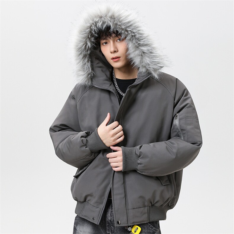 潮流宽松棉服高高街潮牌休闲棉衣A161-9987,男装棉衣,电商A161