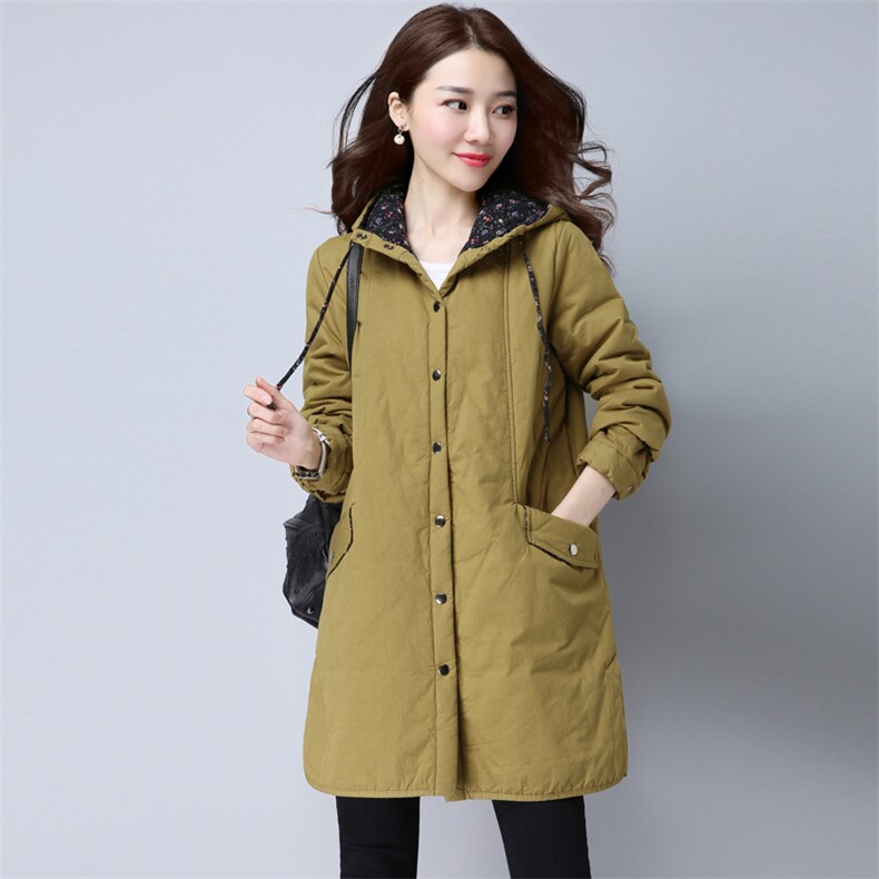 2024冬款棉衣中长款加棉加厚975款自主图贴布加厚棉96%及以上,女装棉衣/棉服,秋牧寒烟