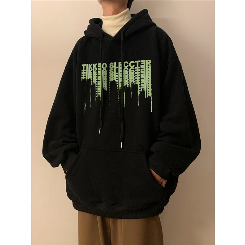秋冬潮流宽松ins上衣男连帽卫衣D328-WY23005-薄款P55厚款P65,男装卫衣,电商D328