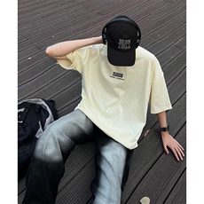 量大优供抖音视频支持得物配合二开美式满天星亮片短袖T恤MTX270，男装T恤，电商A486