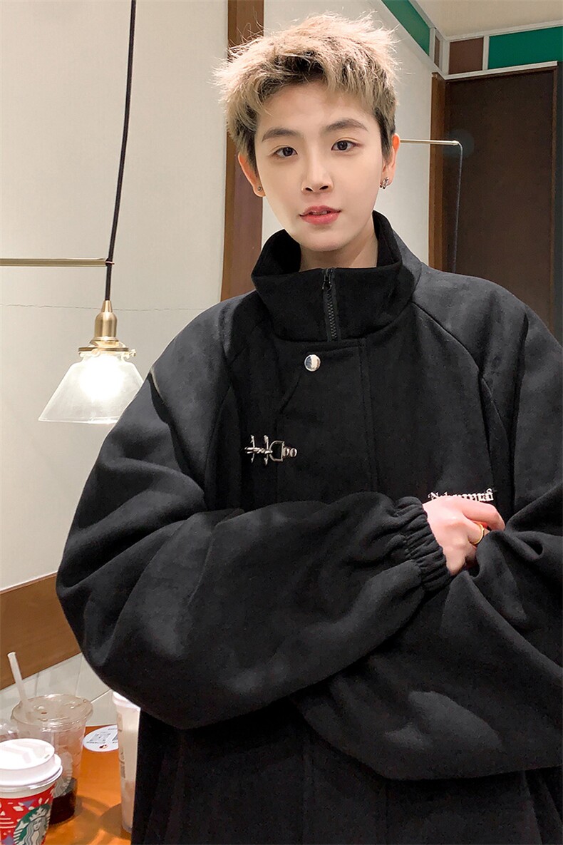重磅！麂皮绒复合夹克飞机扣外套XH43-特P60控价：108,男装夹克,电商B367