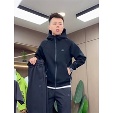 (网络图慎用有大货)开衫刺绣商务卫衣美式重磅313B-JK189-P100，男装卫衣，星座313B