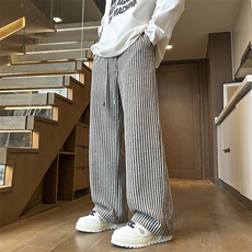 咖白条纹