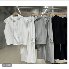 夏季美式无袖连帽卫衣工装裤套装男TZ288上衣58裤子75（网图参考，男装T恤，电商B267