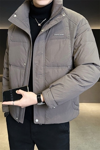 标50绒 店主风2025新款男士立领短款羽绒服外套B328-7915-P215图片
