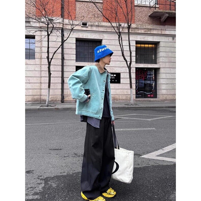cleanfit工装夹克男高质量潮牌美式复古底特律外套翻领JK1167-P88,男装夹克,星座1103-3