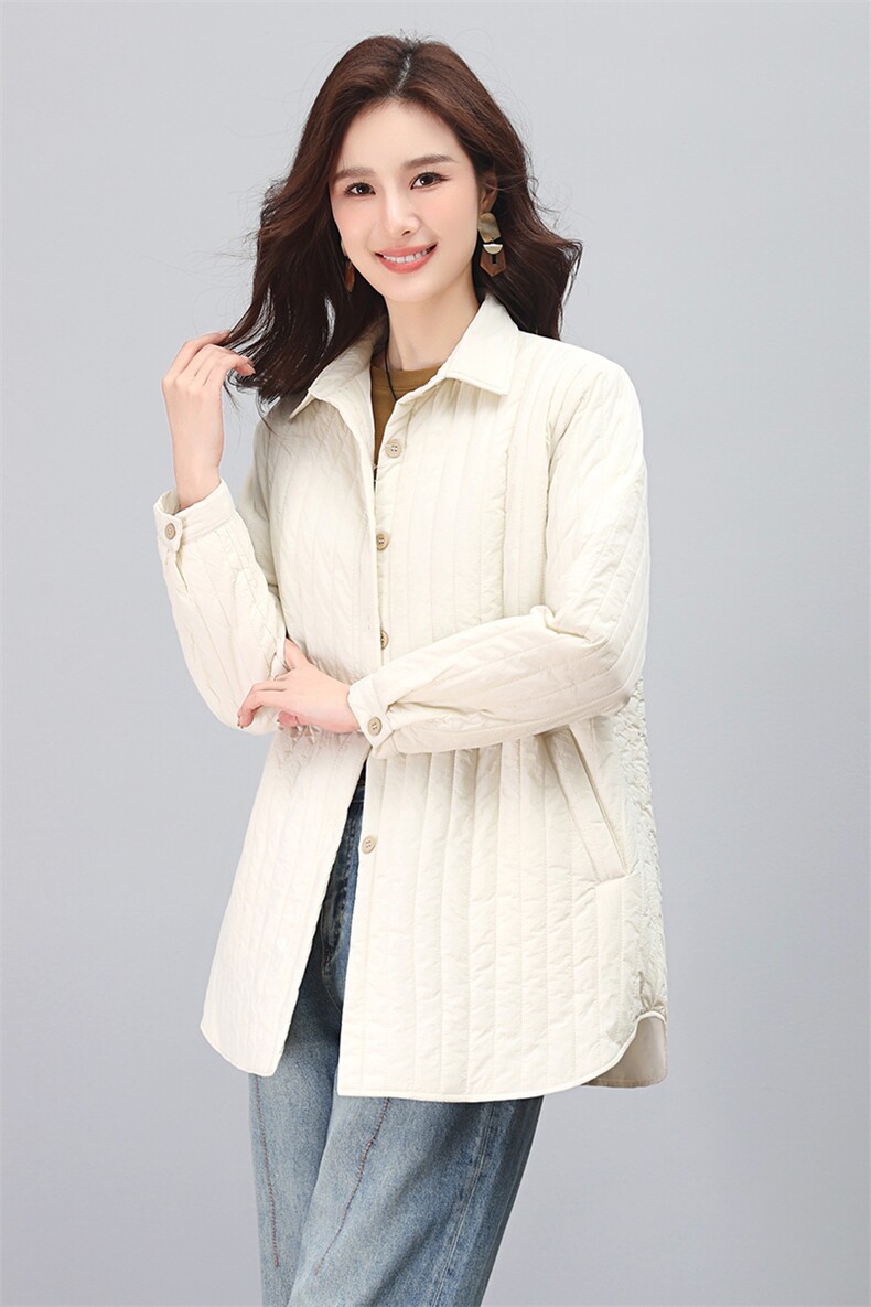 2023秋冬新款中长款棉衣,女装棉衣/棉服,小林双子