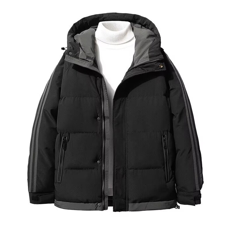 羽绒服男款冬季加厚保暖冬装冬天上衣服潮牌工装帅气短款鸭绒外套,男装羽绒服,星座1210-1