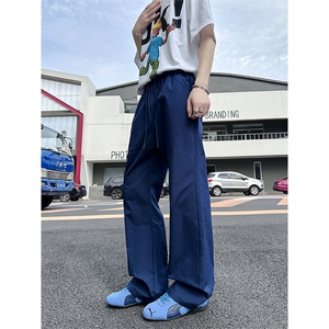 A178-XK522-特P18 设计感秋款潮牌休闲裤美式百搭直筒裤子图片