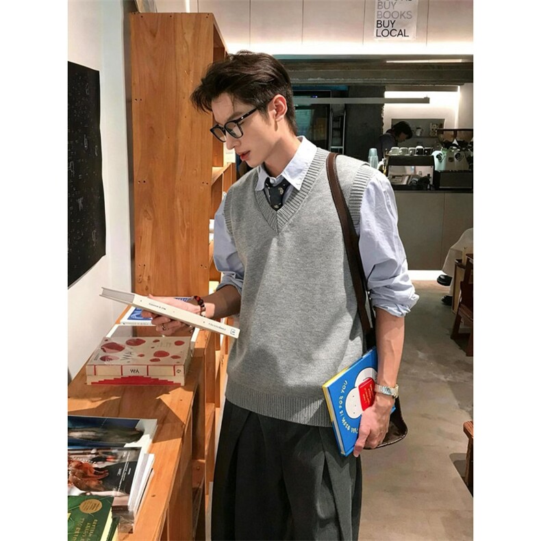 1506/Q32080/P43复古多口袋工装潮机能bf风休闲坎肩背心外套，男装背心/马甲，星座1506