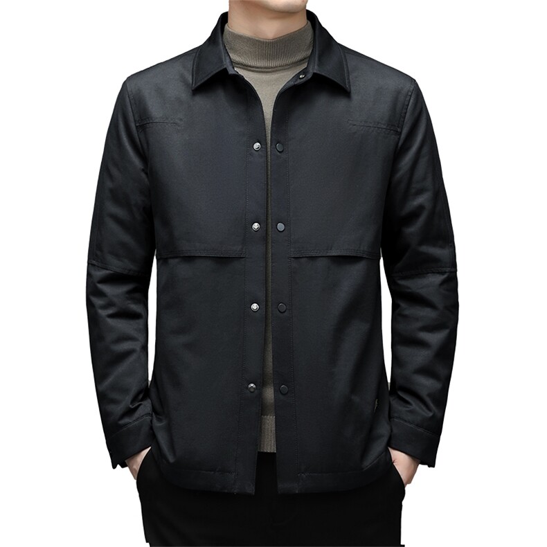 新款男士鹅绒服夹克潮流时尚休闲外套上衣男装SNNYR86R3316-P310，男装羽绒服，电商B212（原钱塘6029）