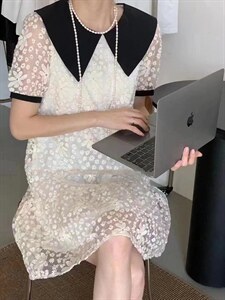 新款 蕾丝连衣裙图片
