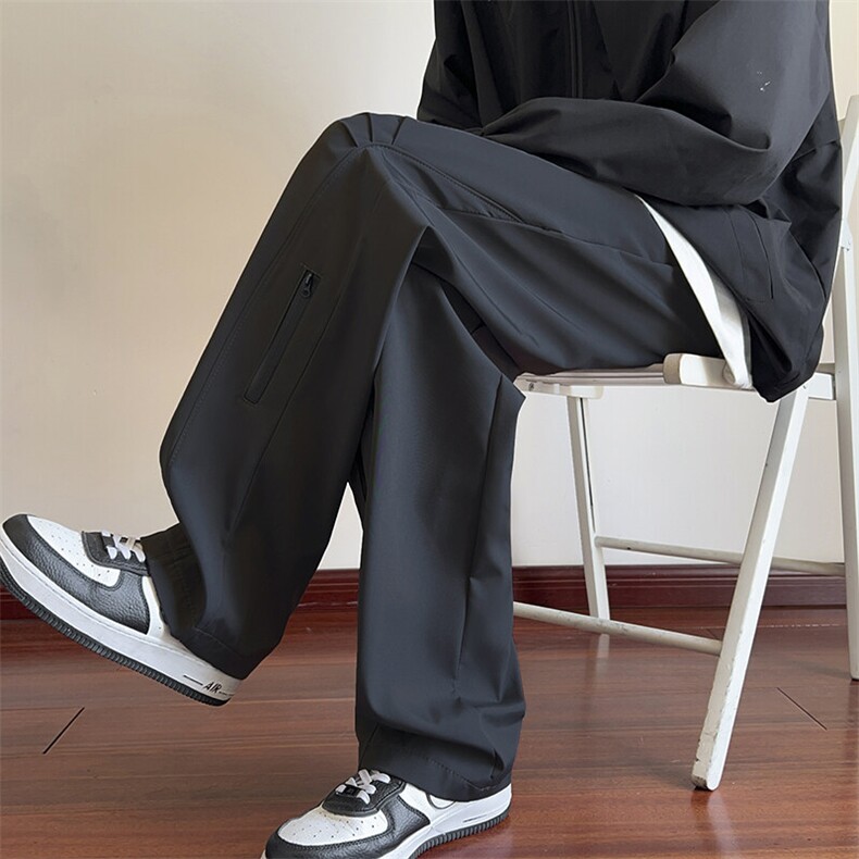 冲锋裤男直筒男士休闲裤春秋季户外运动裤子潮流A266-KZ8027-P45图片