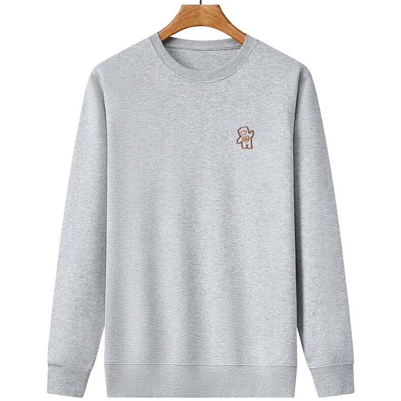 F83131备货足主推款80%棉基础款套头圆领卫衣好品质纯色刺绣LOGO,男装卫衣,钱塘207-1