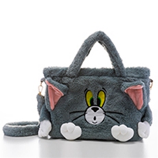 洋洋玩具 灰猫手拎斜跨包