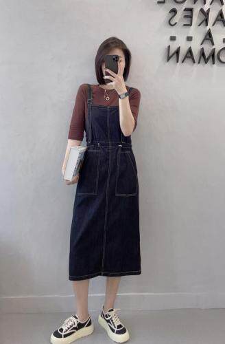 牛仔背带裙，其它，秀红佳丽