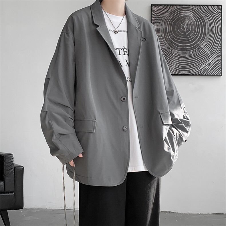 8XL-M 特大码西服男加肥加大码机车夹克胖子外套XZ701P105控128图片